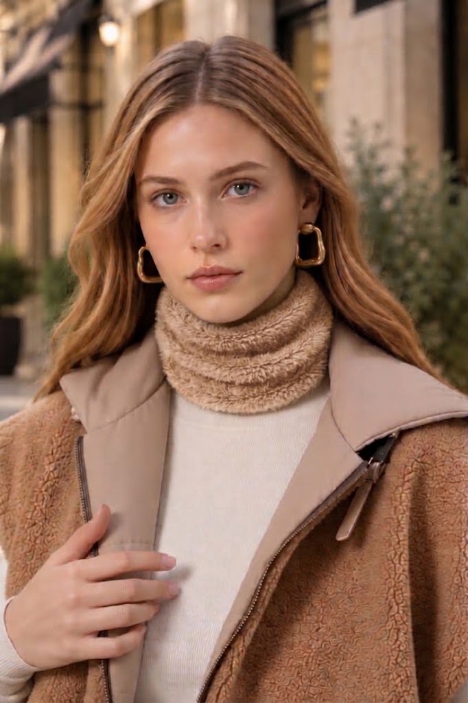 Cozy Chic Húfubuff Beige