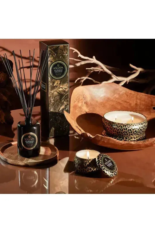 BURNING WOODS MINI TIN