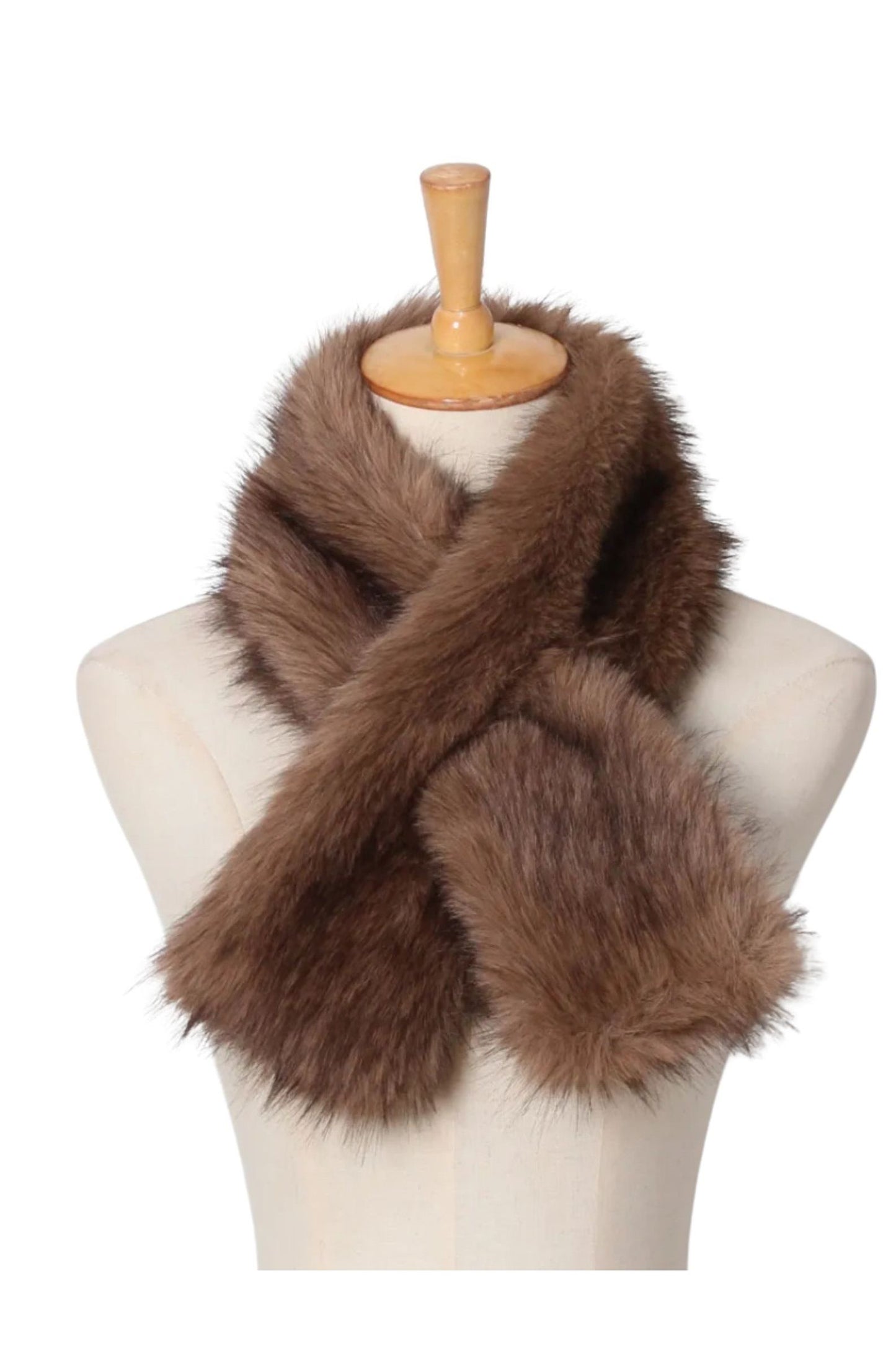 Loðkragi ljósari brúnn