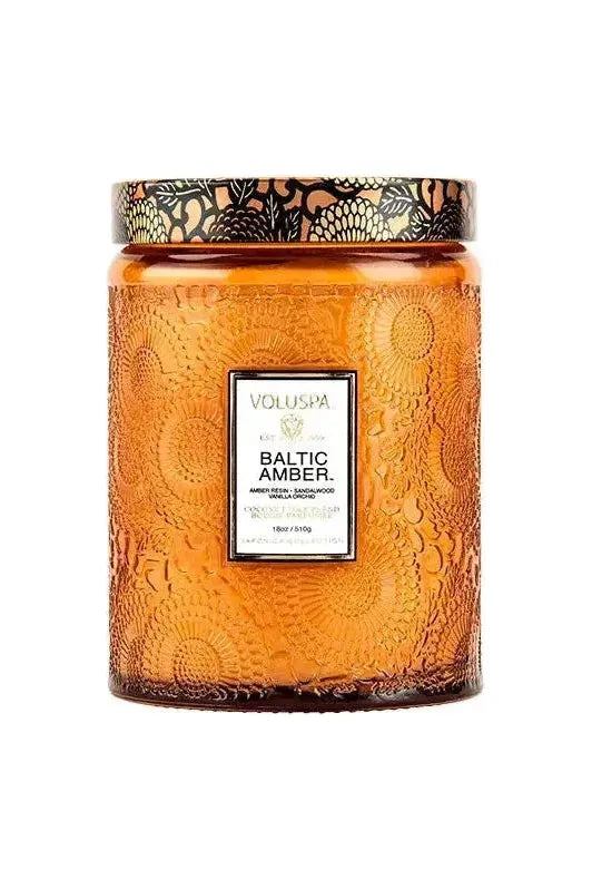 BALTIC AMBER LARGE EMBOSSED