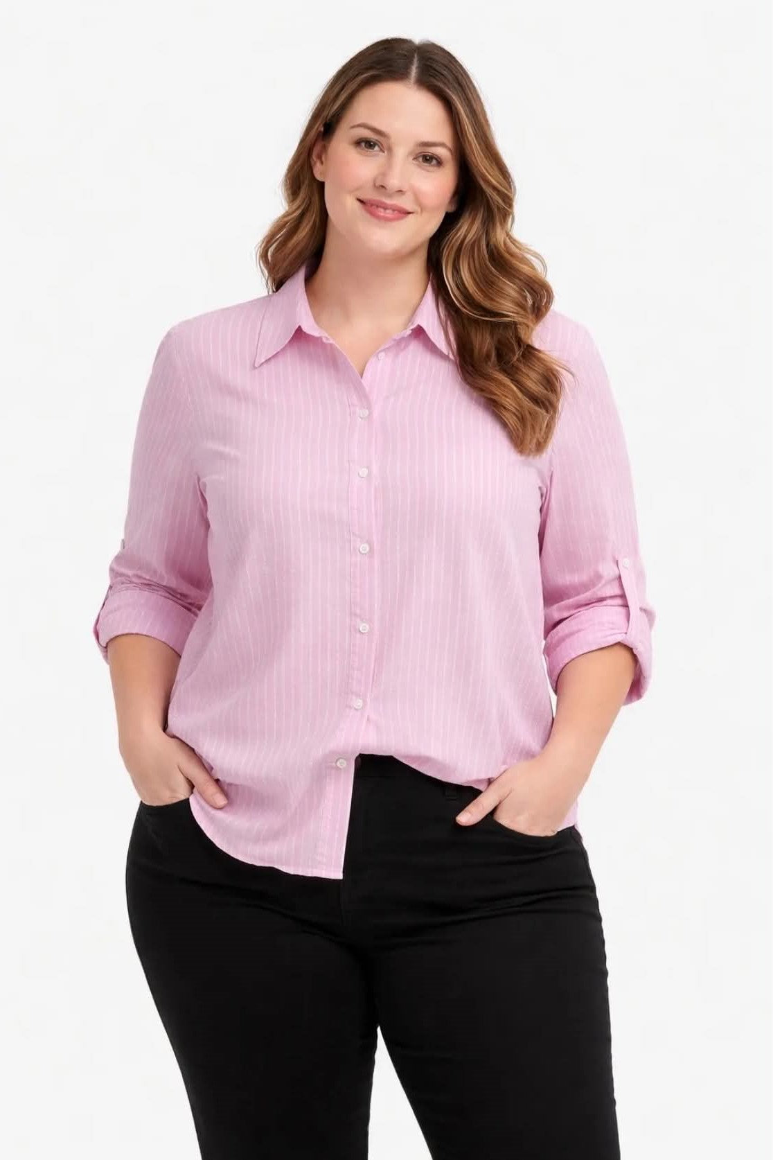 Christy stripe bleik