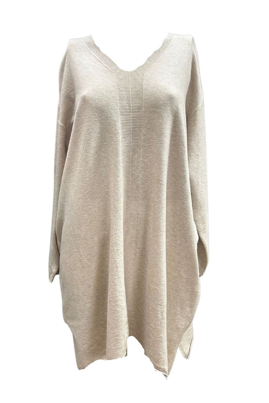 Dix peysa velvet kremlituð