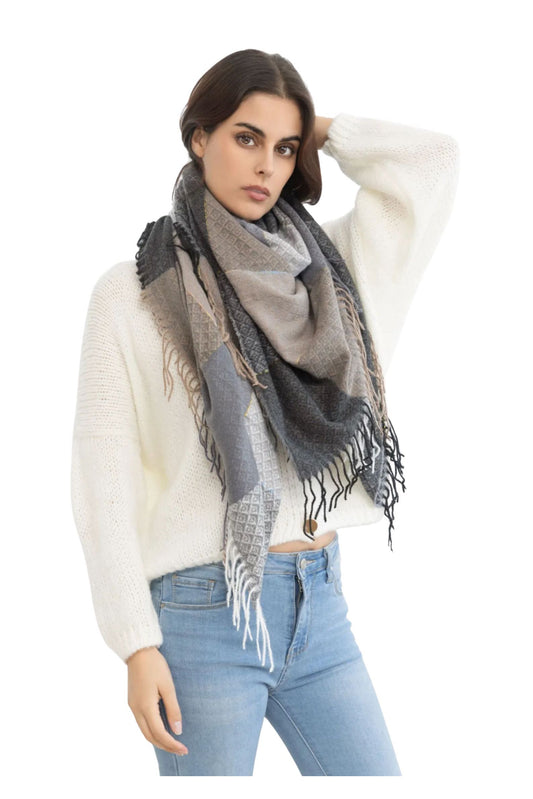 Trefill/sjal etole gray