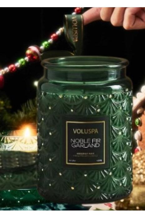 NOBLE FIR GARLAND LARGE JAR