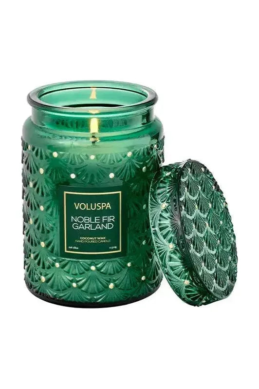 NOBLE FIR GARLAND LARGE JAR