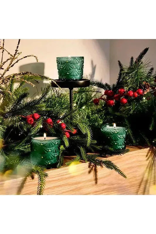 Noble Fir Garland lítið í gleri