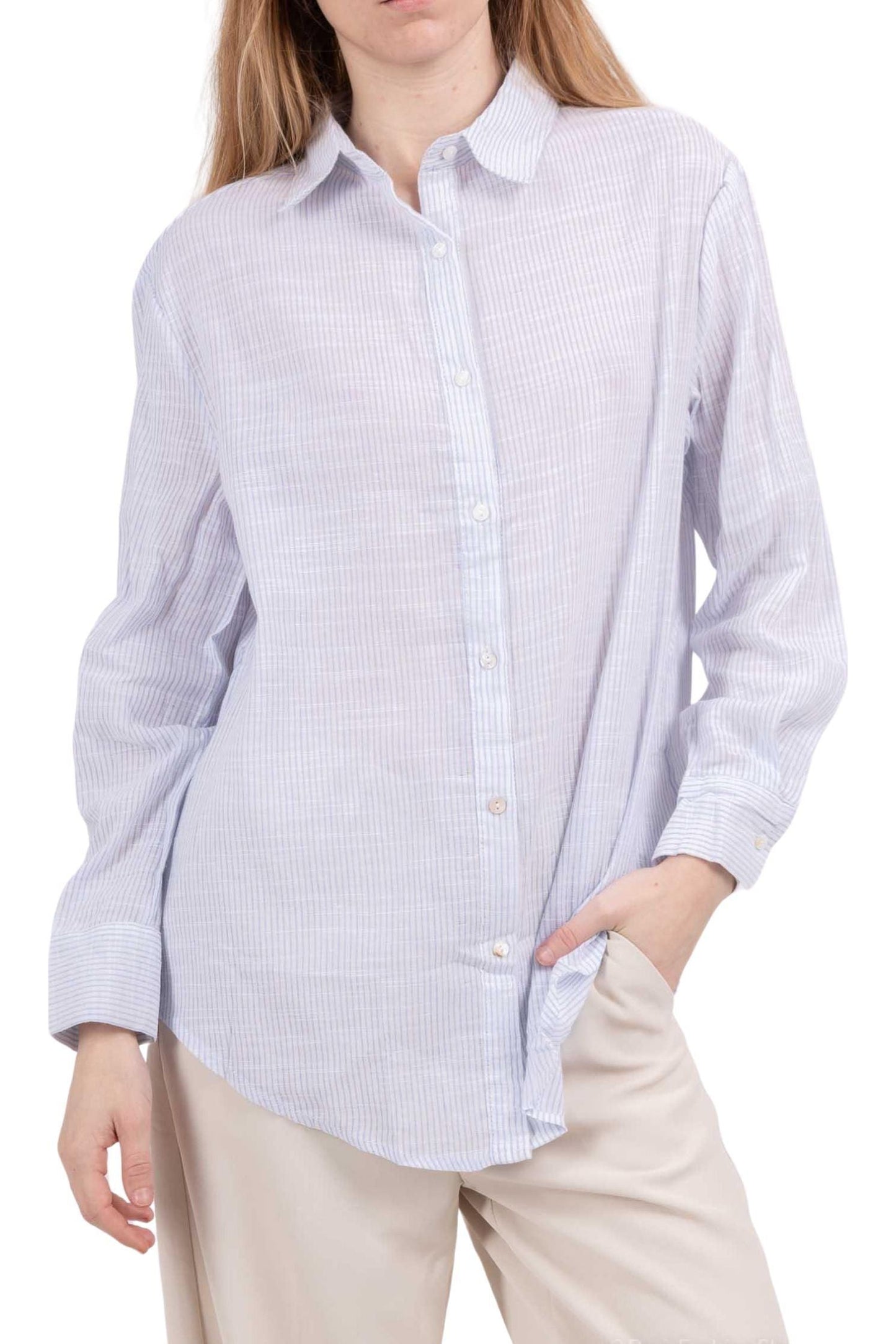 Redevl skyrta röndótt